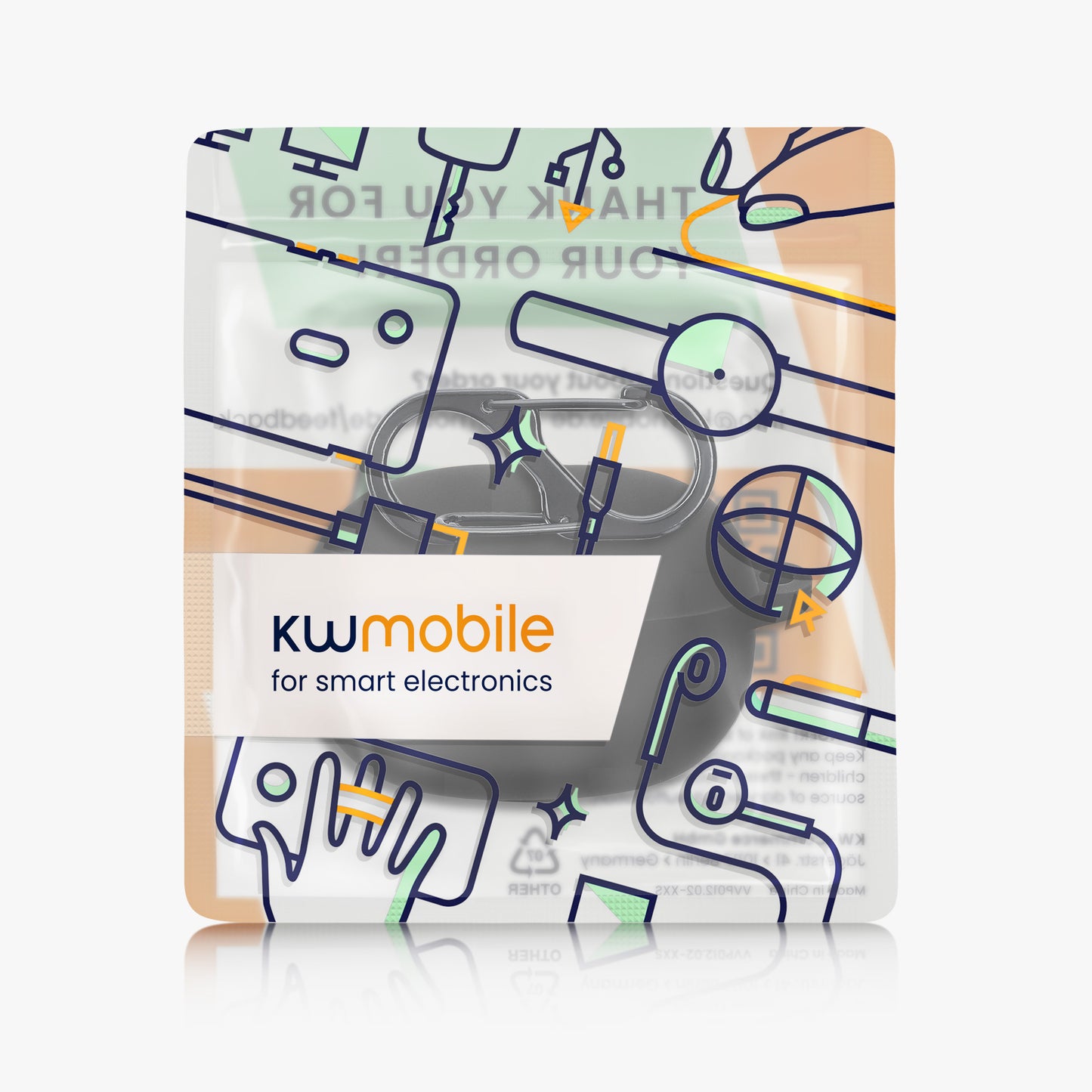kwmobile Case Compatible with Xiaomi Redmi Buds 5 Pro Headphone Case TPU Cover Protective Case