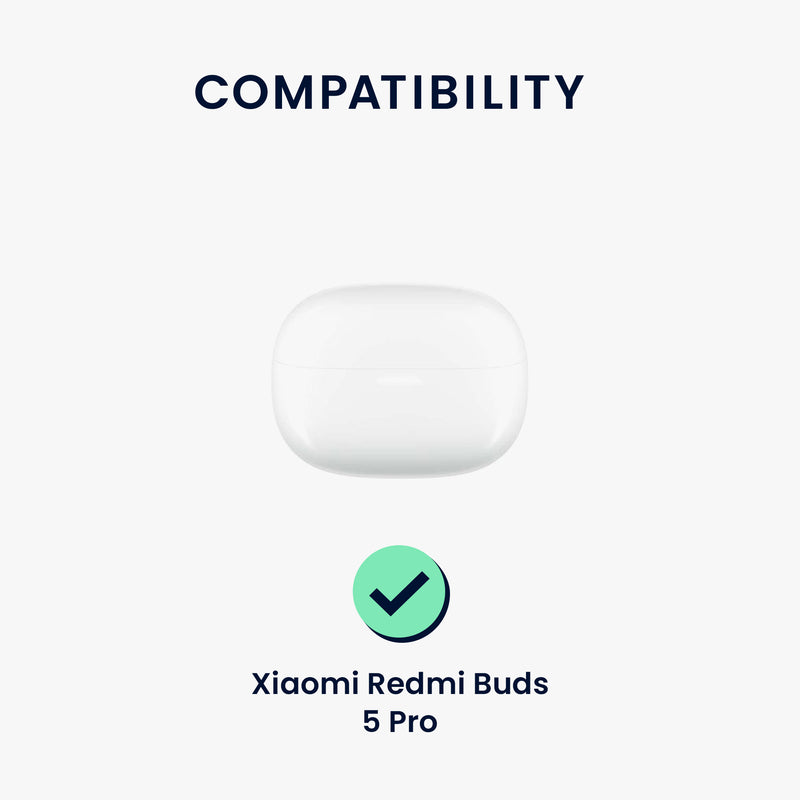 kwmobile Case Compatible with Xiaomi Redmi Buds 5 Pro Headphone Case TPU Cover Protective Case
