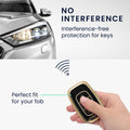 kwmobile Car Key Cover compatible with Renault 3 Button Dacia Sandero Stepway 2021 - Silicone Protective Case