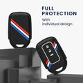 kwmobile Car Key Protection Case compatible with Honda 3-button CRV CRIDER Jade XRV VEZEL Case