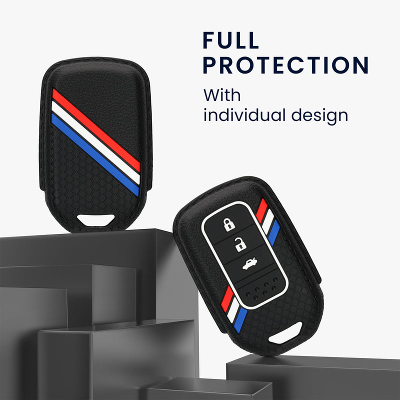 kwmobile Car Key Protection Case compatible with Honda 3-button CRV CRIDER Jade XRV VEZEL Case