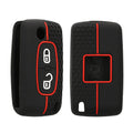 kwmobile Car Key Protection Cover compatible with Peugeot Citroen 2-Button Folding Car Key Case