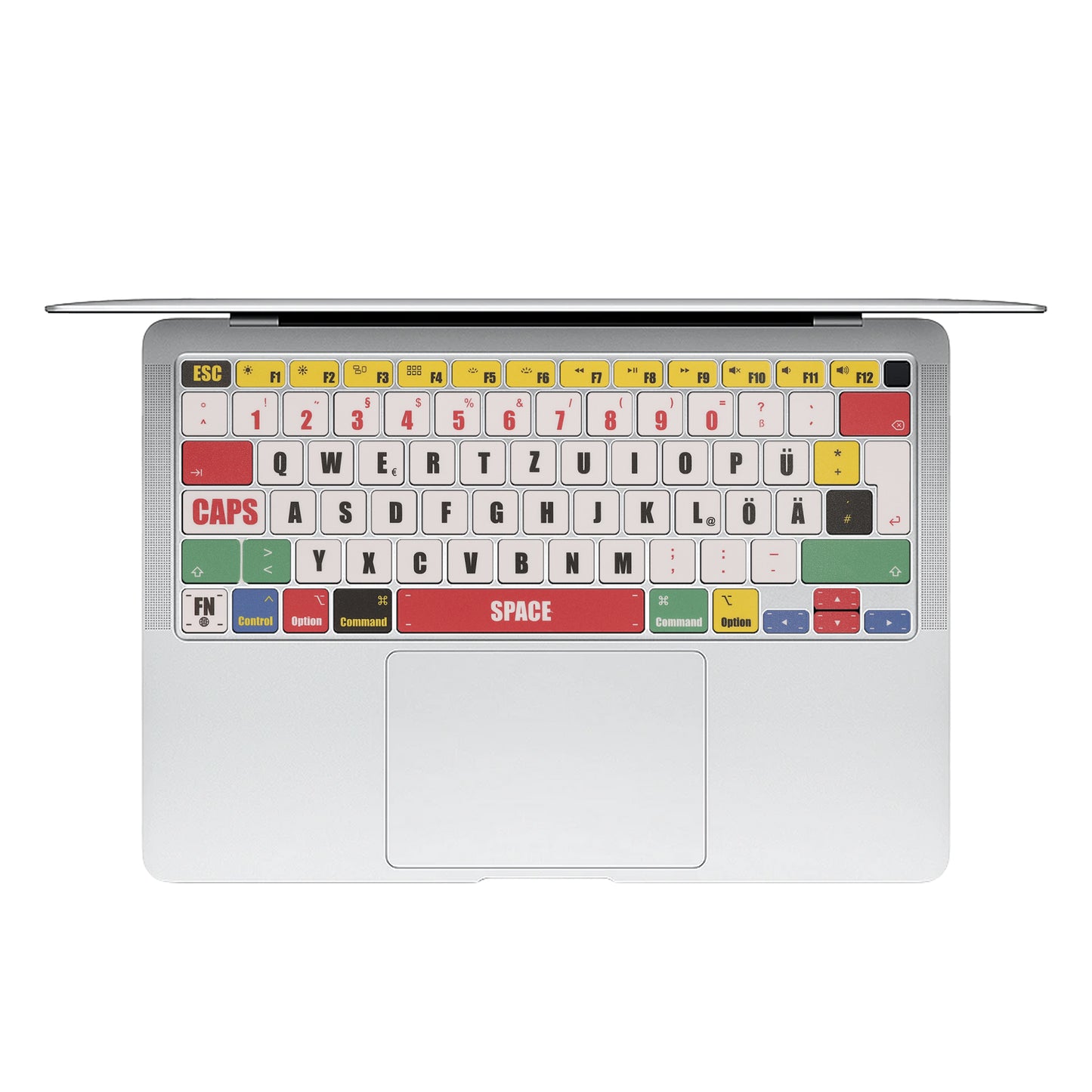 kwmobile Keyboard Stickers compatible with Apple MacBook Air 13 M1 (A2337) Keyboard Stickers for German QWERTZ Keyboard