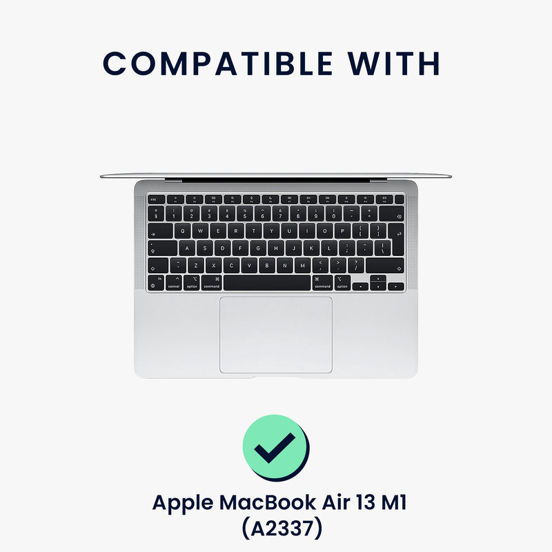 kwmobile Keyboard Stickers compatible with Apple MacBook Air 13 M1 (A2337) Keyboard Stickers for German QWERTZ Keyboard