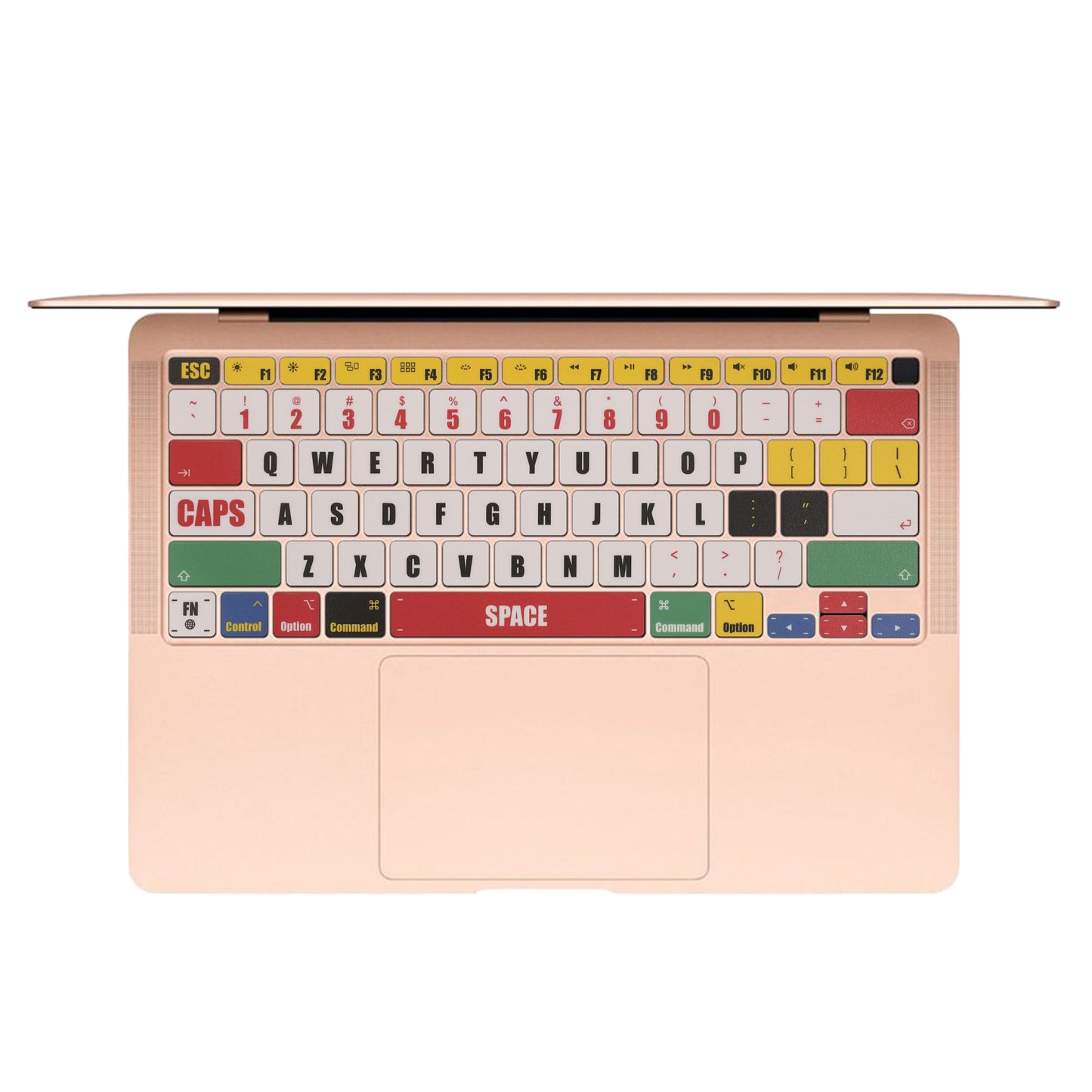 kwmobile Keyboard Stickers English compatible with Apple MacBook Air 13 M1 (A2337) Keyboard Sticker