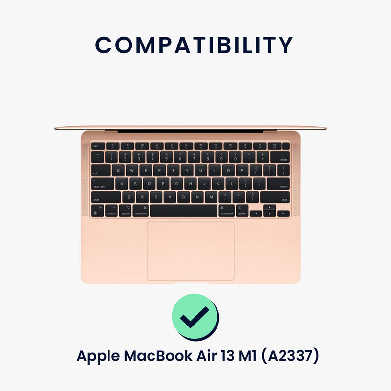 kwmobile Keyboard Stickers English compatible with Apple MacBook Air 13 M1 (A2337) Keyboard Sticker