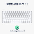 kwmobile Keyboard Stickers English compatible with Apple Magic Keyboard Wireless Keyboard Sticker