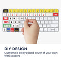 kwmobile Keyboard Stickers English compatible with Apple Magic Keyboard Wireless Keyboard Sticker