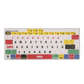 kwmobile Tastatur Aufkleber Spanisch kompatibel mit Apple MacBook Air 13" 2018 2019 2020 A1932 Keyboard Sticker - Farb-Aufkleber für ES QWERTY Tastatur - Mehrfarbig Mehrfarbig  [dsg01]