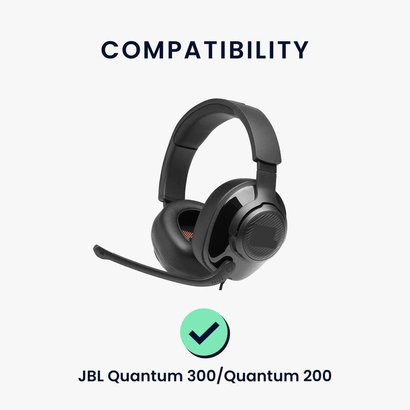 kwmobile Ear Pads for JBL Quantum 300 Headphones Replacement Parts Over Ear Headphones