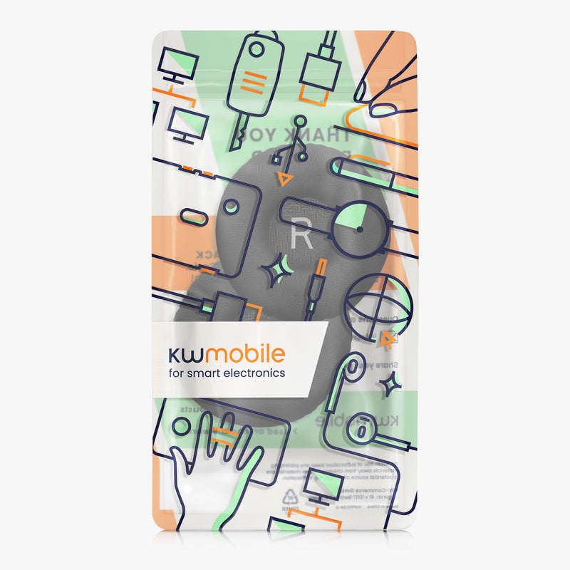 kwmobile Ear Pads for Philips H4205 Headphones Replacement Parts Over-Ear Headphones