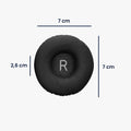 kwmobile Ear Pads for Philips H4205 Headphones Replacement Parts Over-Ear Headphones