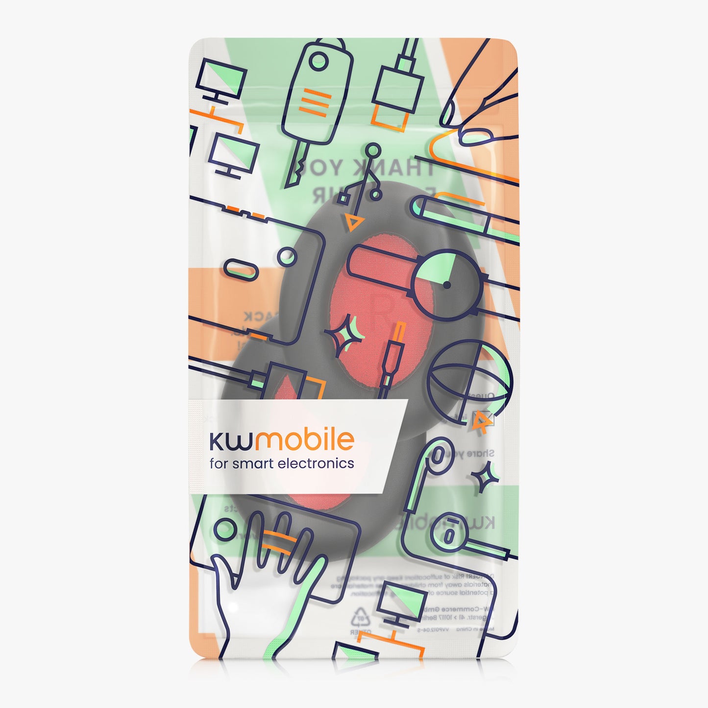 kwmobile Ear Pads for 1More SonoFlow / SonoFlow SE Ear Cushions Replacement Ear Pads Headphone Spare Parts Headphone Replacement Pads Over Ear Headphones