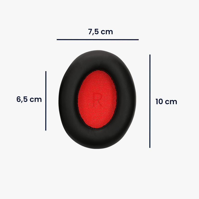 kwmobile Ear Pads for 1More SonoFlow / SonoFlow SE Ear Cushions Replacement Ear Pads Headphone Spare Parts Headphone Replacement Pads Over Ear Headphones