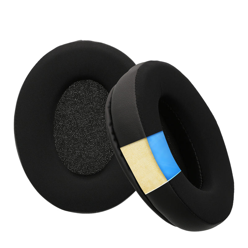 kwmobile 2x Kunstleder Ohr Polster für TurtleBeach Stealth 600 / Stealth 500 / Stealth 400 / Stealth 700 Gen 1 Ohrpolster - Ersatz Ohrpolster - Kopfhörer Ersatzteile - Kopfhörer Ersatzpolster mit Cooling Effekt Schwarz  