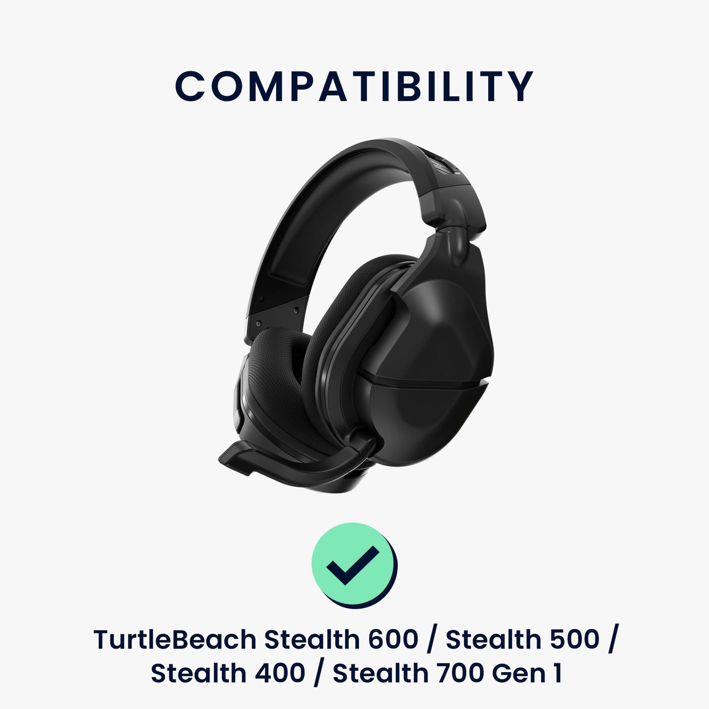 2x Earpads for TurtleBeach Stealth 600 / Stealth 500 / Stealth 400 / Stealth 700 Gen 1