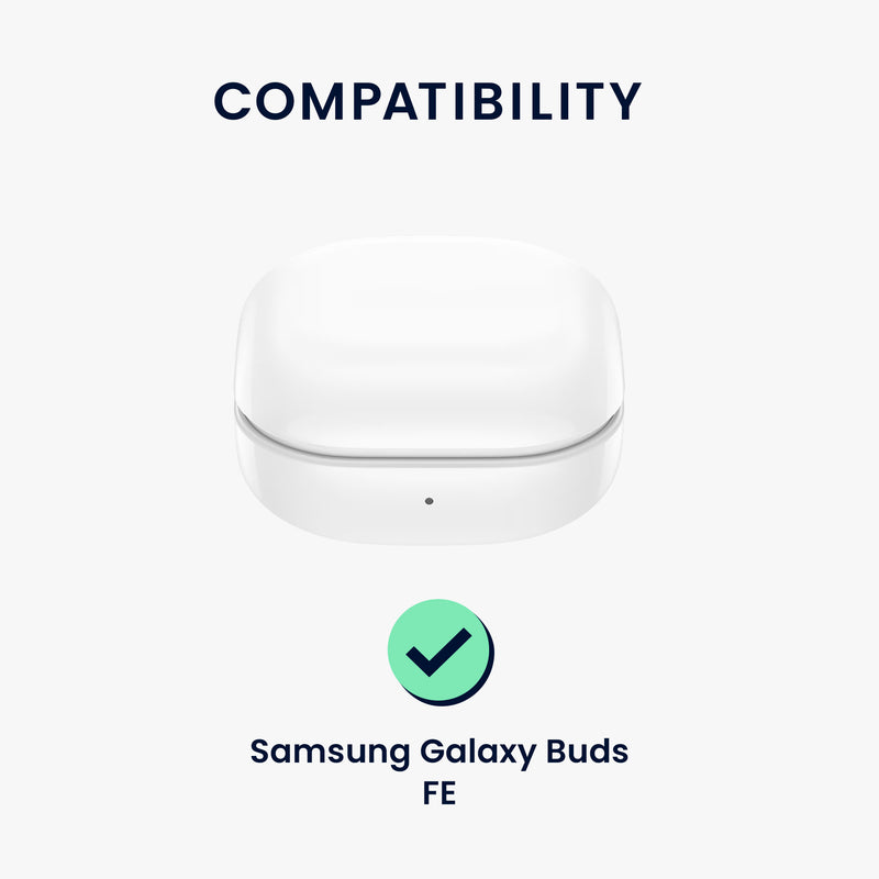 kwmobile Case Compatible with Samsung Galaxy Buds FE Headphone Protective Case Cover Shell Protector
