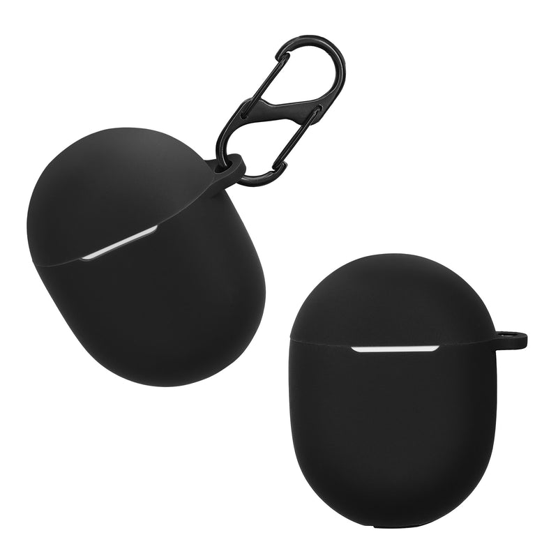 kwmobile Hülle kompatibel mit Google Pixel Buds A Series Hülle - Kopfhörer Case - TPU Silikon Cover - Schutzhülle in Schwarz Schwarz  