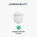 kwmobile Case compatible with Google Pixel Buds A Series Case - Headphone Case - Protective Cover