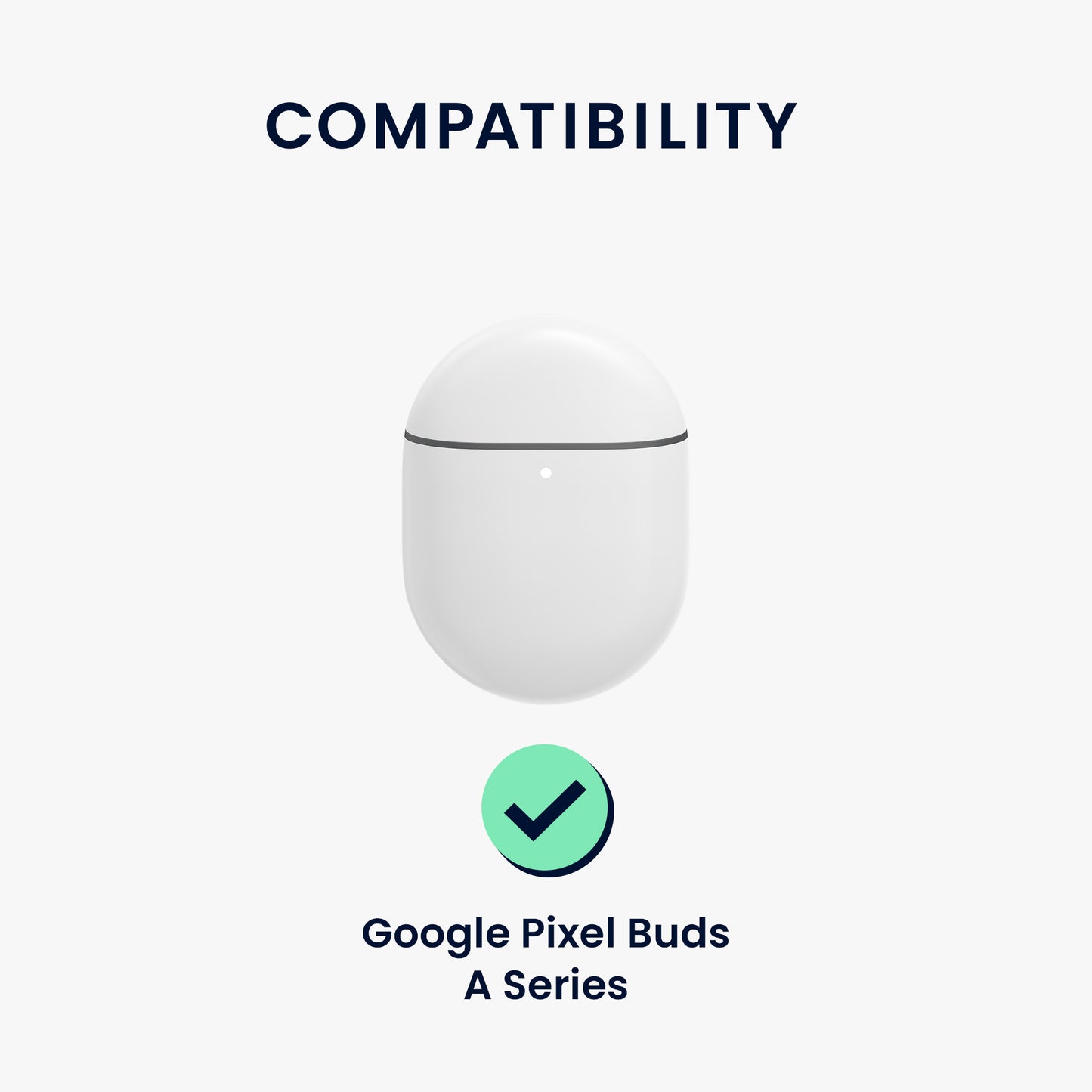 kwmobile Case compatible with Google Pixel Buds A Series Case - Headphone Case - Protective Cover
