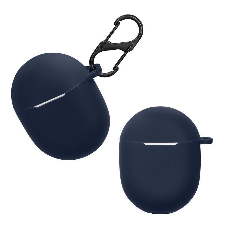kwmobile Hülle kompatibel mit Google Pixel Buds A Series Hülle - Kopfhörer Case - TPU Silikon Cover - Schutzhülle in Dunkelblau Dunkelblau  