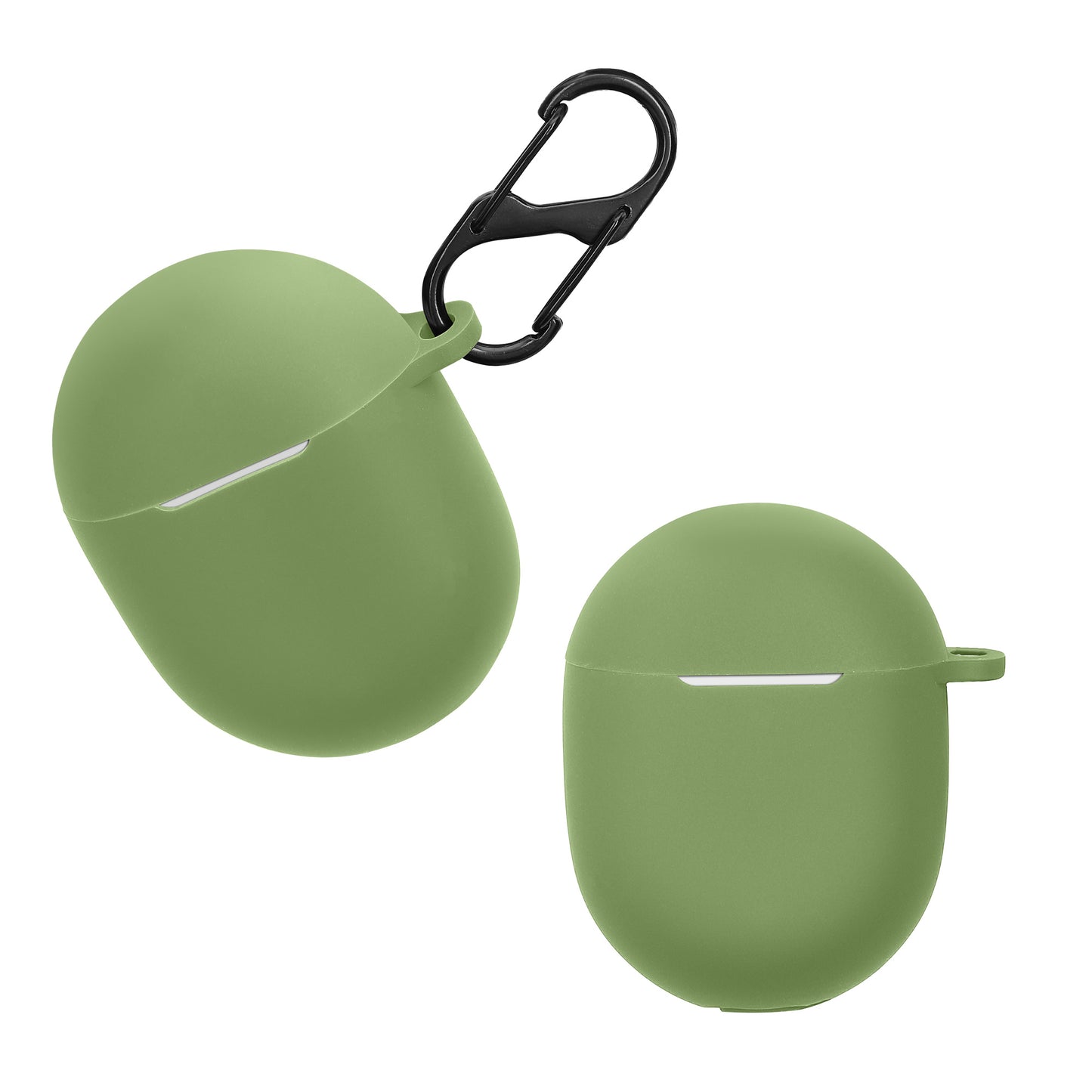 kwmobile Hülle kompatibel mit Google Pixel Buds A Series Hülle - Kopfhörer Case - TPU Silikon Cover - Schutzhülle in Pastellgrün Pastellgrün  