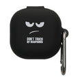kwmobile Hülle kompatibel mit Samsung Galaxy Buds FE Hülle - Silikon Kopfhörer Schutzhülle Case Cover Weiß Schwarz Schwarz Weiß  [dsg02]