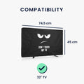 kwmobile 32" Outdoor TV Cover Television Screen Protector Weatherproof