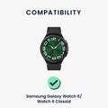 kwmobile Watch Strap for Samsung Galaxy Watch 6 / Watch 6 Classic - Fitness Tracker Band Set - Smartwatch Replacement Strap
