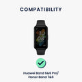 kwmobile Watch Strap for Huawei Band 6 & 6 Pro / Honor Band 7 & 6 Wristband Fitness Tracker Band Set Replacement Strap Smartwatch