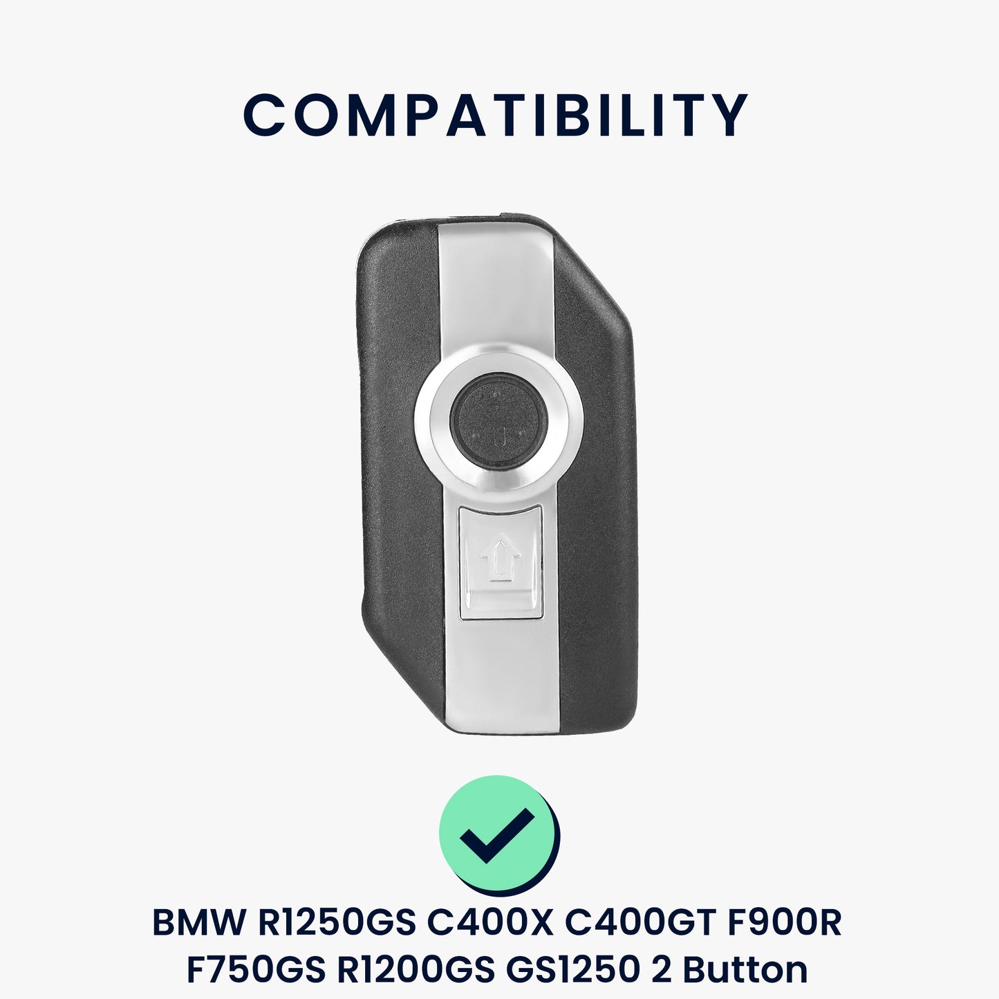 kwmobile Motorcycle Key Fob Cover compatible with BMW R1250GS C400X C400GT F900R F750GS R1200GS GS1250 Cover for Motorcycles