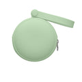 kwmobile In-Ear Kopfhörer Case kompatibel mit in-ear Headphones Hülle - Headphones Schutzhülle aus Silikon - Innenmaße 8 x 8 cm - Pastellgrün Pastellgrün  