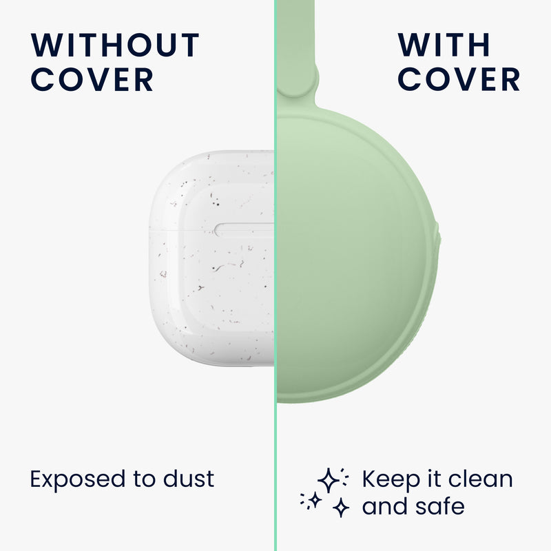 kwmobile In-Ear Headphones Case compatible with in-ear Headphones Cover - Inner Dimensions 8 x 8 cm