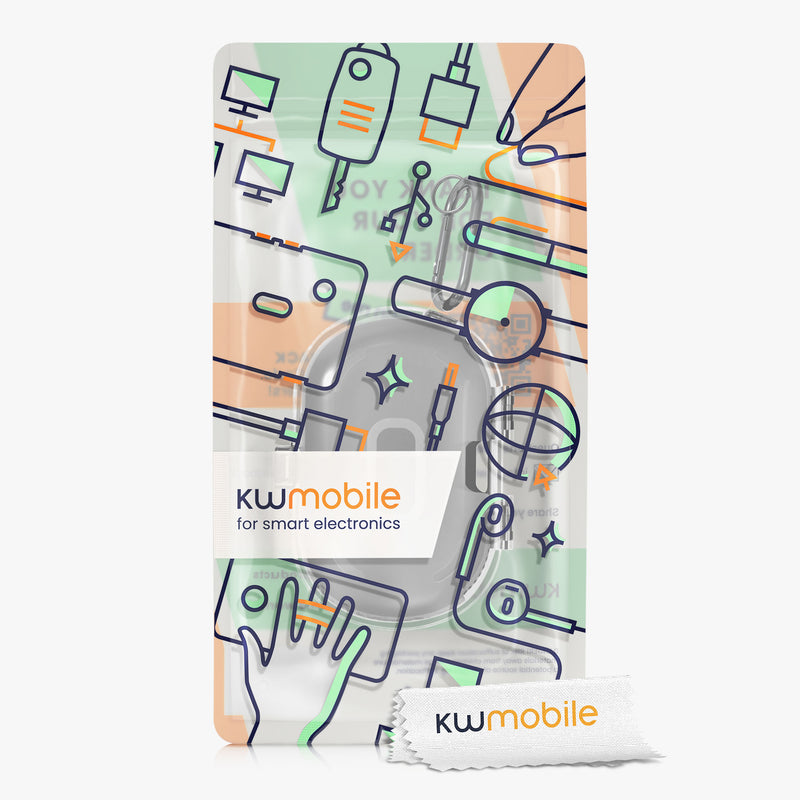 kwmobile Case compatible with TOZO Open Buds Hardcover Protective Case Earphones