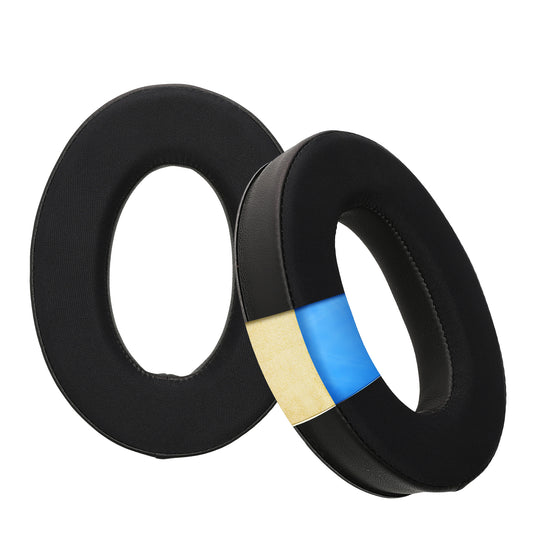 kwmobile 2x Kunstleder Ohr Polster für Sennheiser HD 559 / HD 569 / HD599 / HD599 SE Ohrpolster - Ersatz Ohrpolster - Kopfhörer Ersatzteile - Kopfhörer Ersatzpolster mit Cooling Effekt Schwarz  