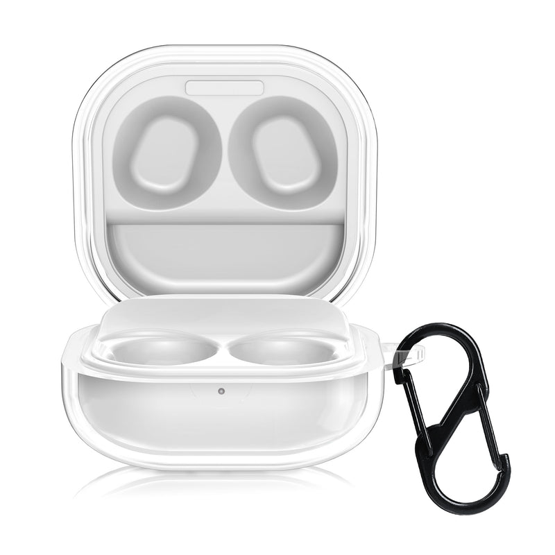 kwmobile Hülle für Samsung Galaxy Buds FE Case - TPU Silikon Schutzhülle - Kopfhörer Cover - Transparent Transparent  