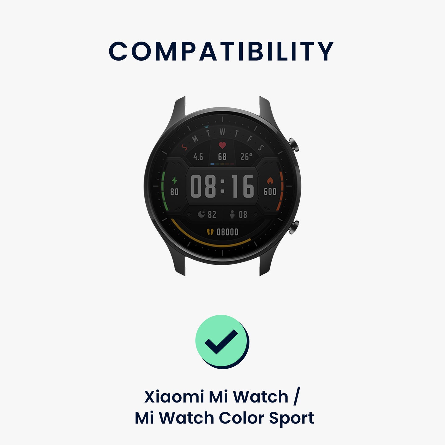 Strap for Xiaomi Watch S4/S4 Sport/S3/S2/Watch S1 Active/Redmi Watch 5 Active