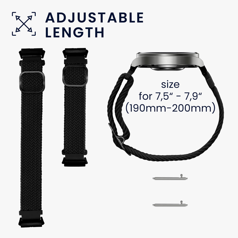 kwmobile Strap compatible with Xiaomi Redmi Watch 3 Active Fitness Tracker Sports Strap Band - Inner Dimensions from 14 - 22 cm