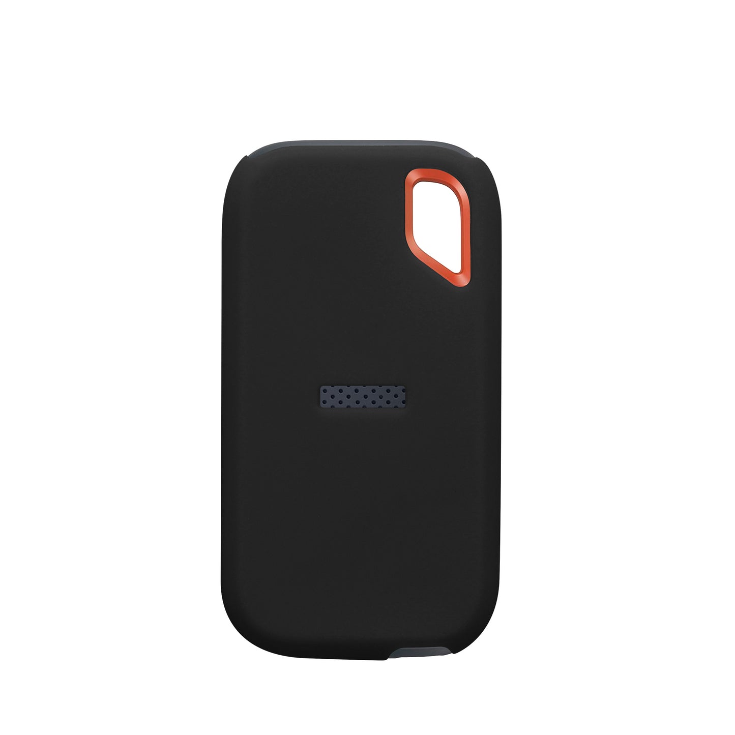 kwmobile Hülle kompatibel mit Sandisk E61 SSD (not for E81) Festplatte - Silikon Schutzhülle für portable SSD - in Schwarz Schwarz  