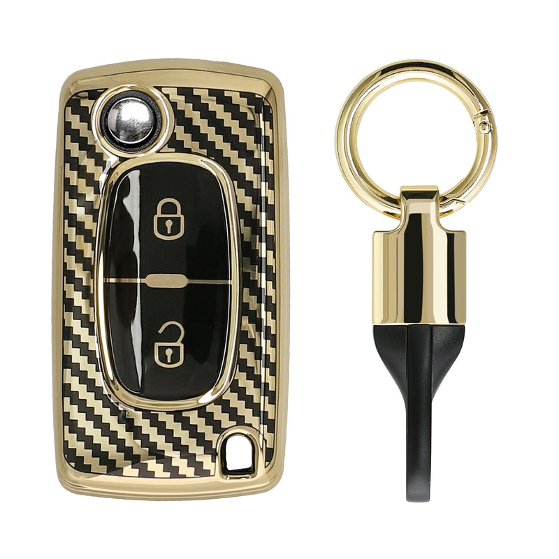 Cover for Peugeot Citroen 2-Button Folding Car Key
