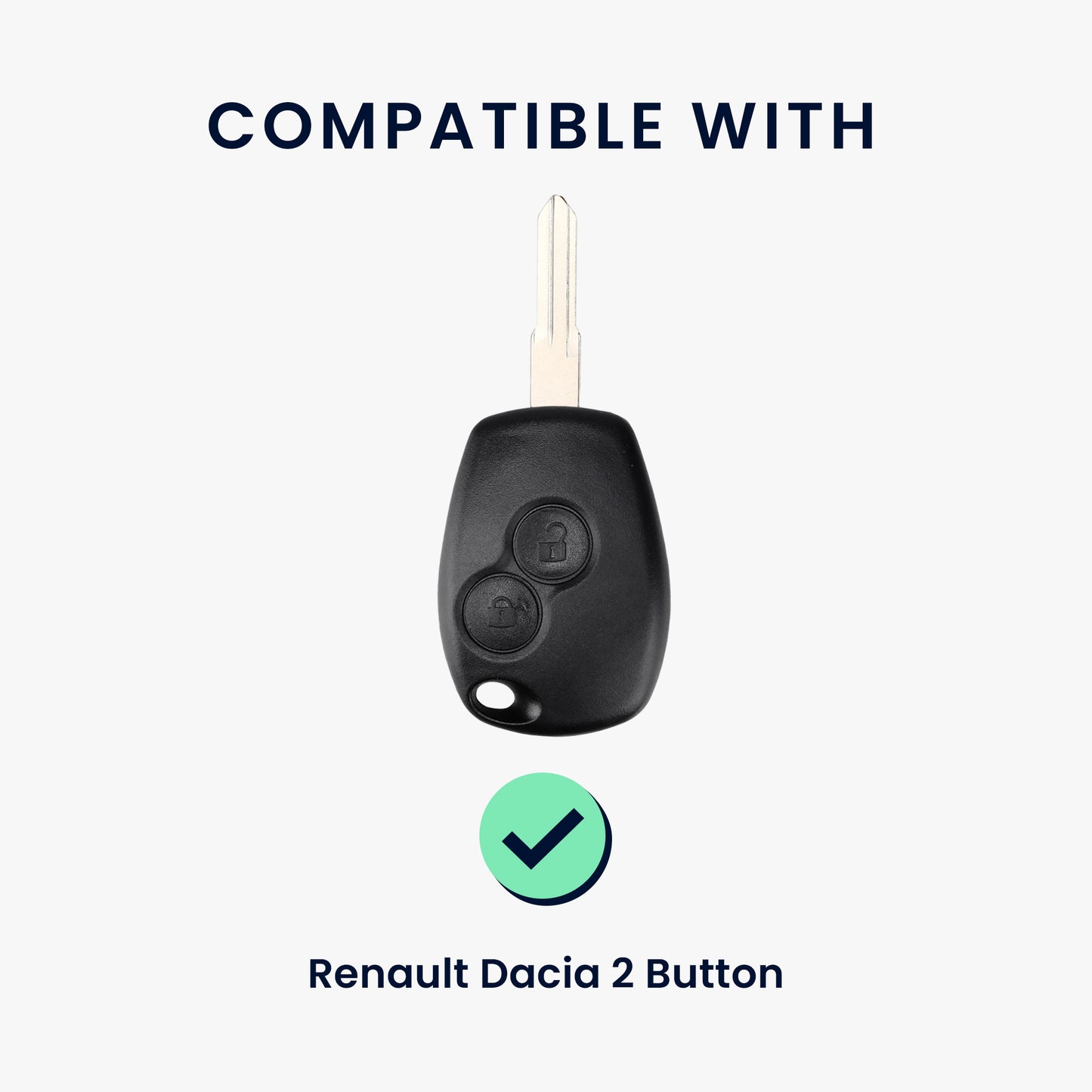 Shell for Renault Dacia 2-Button Car Key
