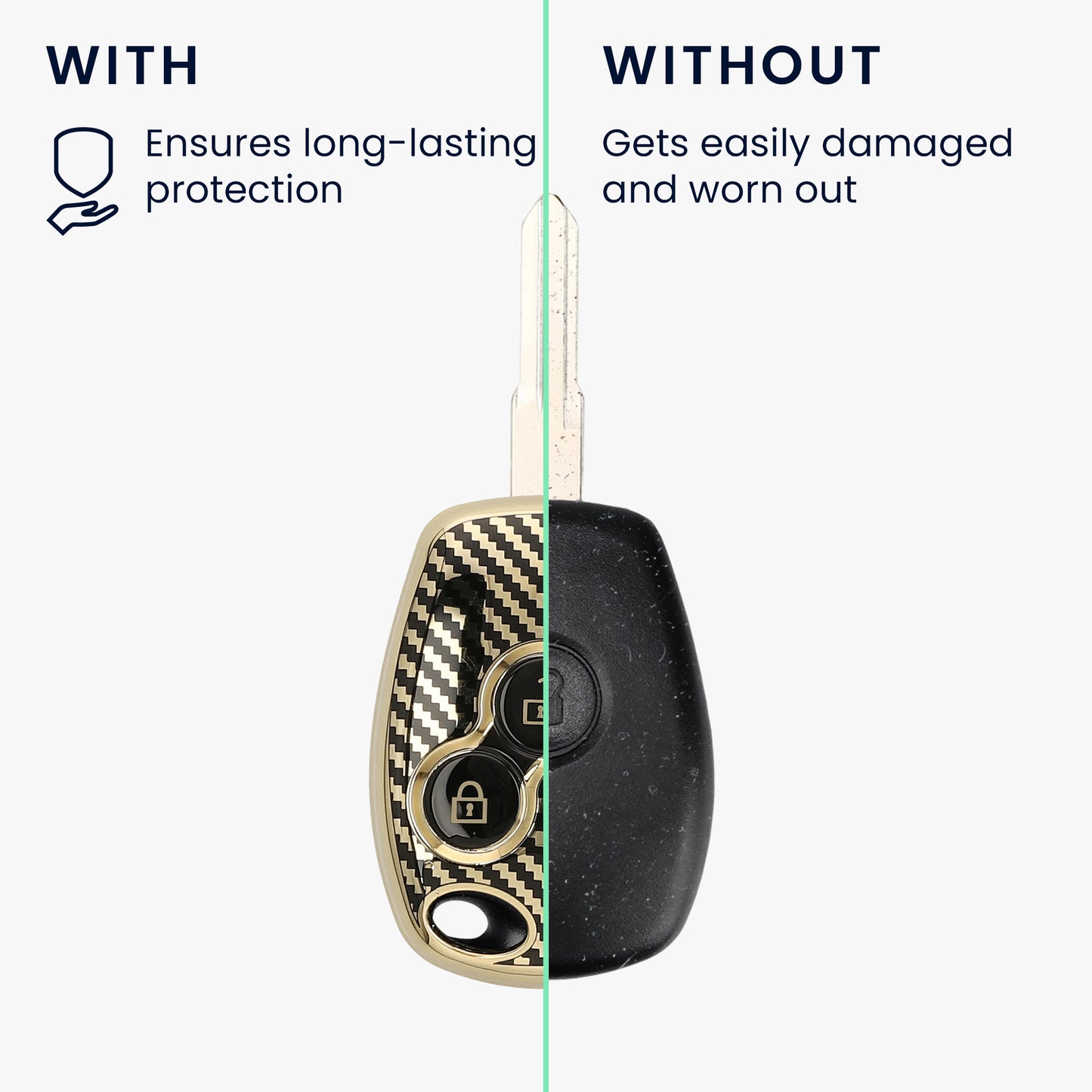 Shell for Renault Dacia 2-Button Car Key