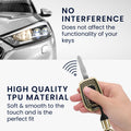 kwmobile Car Key Cover Compatible with Renault 3-Button Dacia Sandero Stepway 2021 Case - Key Fob Cover with Key Ring Pendant - Cover