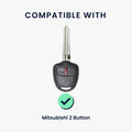 Case for Mitsubishi 2-Button Car Key