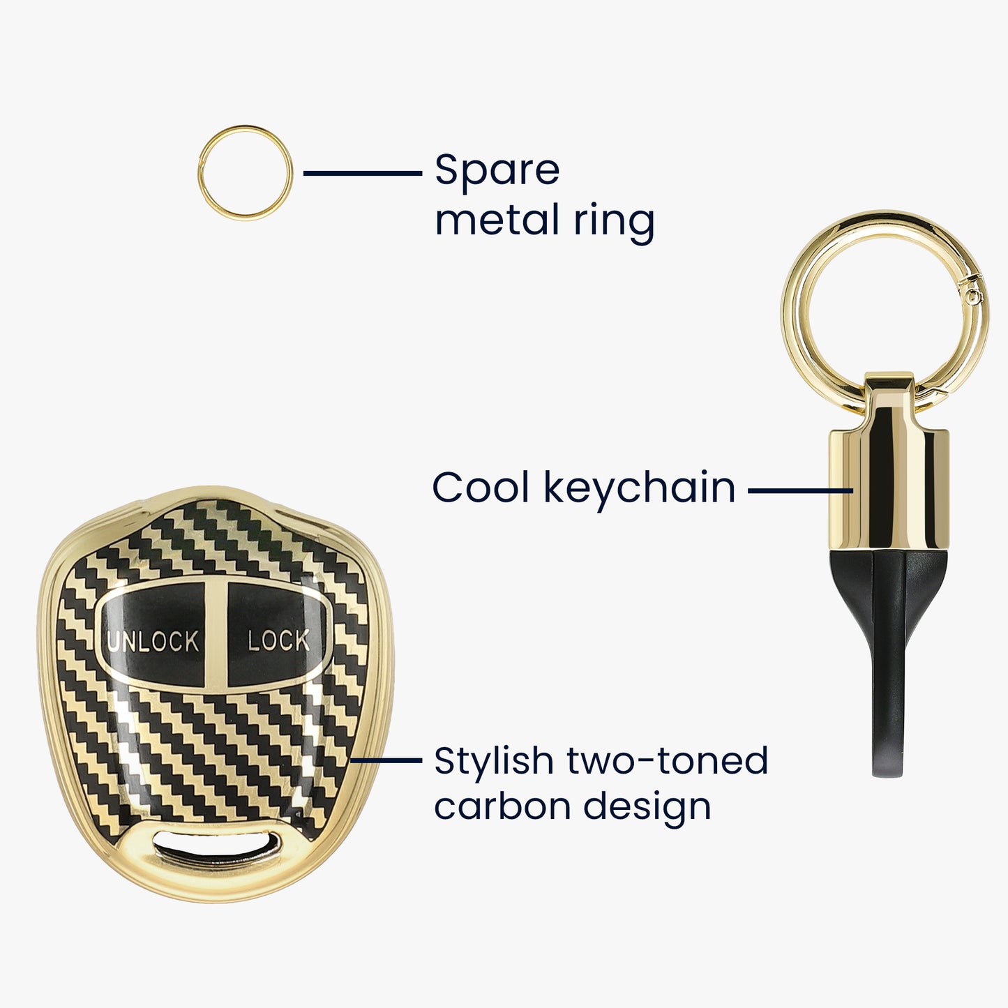 Case for Mitsubishi 2-Button Car Key
