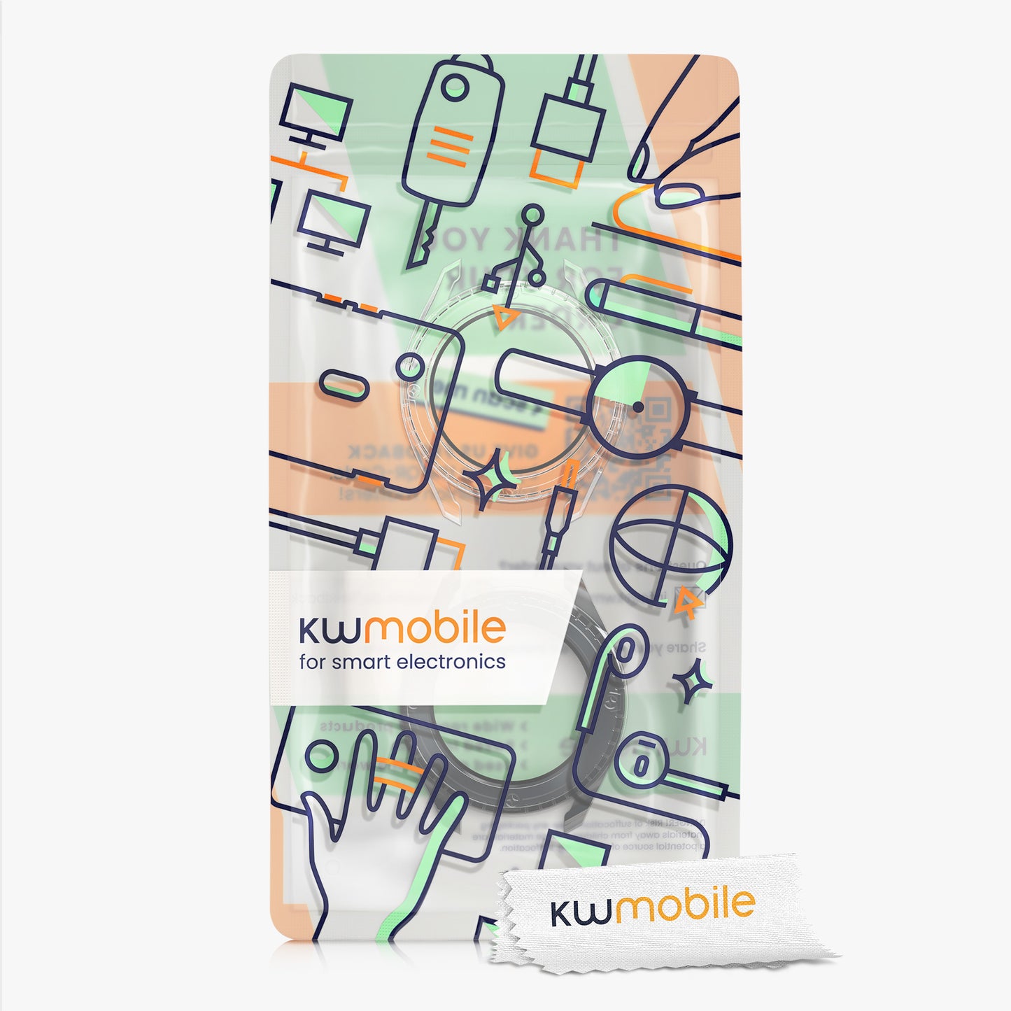 kwmobile Glass Case for Xiaomi Watch S3 Protective Cover Fullbody Fitness Tracker Case Set