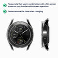 kwmobile Glass Case for Xiaomi Watch S3 Protective Cover Fullbody Fitness Tracker Case Set