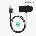kwmobile Compatible with GolfBuddy Aim W12 USB Charging Cable Charger for Smartwatch Fitness Tracker Replacement Cable