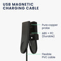 kwmobile Compatible with GolfBuddy Aim W12 USB Charging Cable Charger for Smartwatch Fitness Tracker Replacement Cable