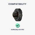 kwmobile Compatible with GolfBuddy Aim W12 USB Charging Cable Charger for Smartwatch Fitness Tracker Replacement Cable